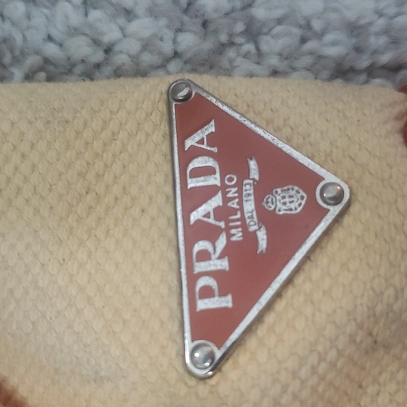 PRADA ULTRA RARE Vitello Daino Ocean Tote Grezzo Orange Authentic - Picture 12 of 12